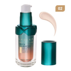 کرم پودر مایع لاگونا مدل MATTE شماره LMF02 مناسب برای پوست چرب و مختلط  وزن 30 گرم