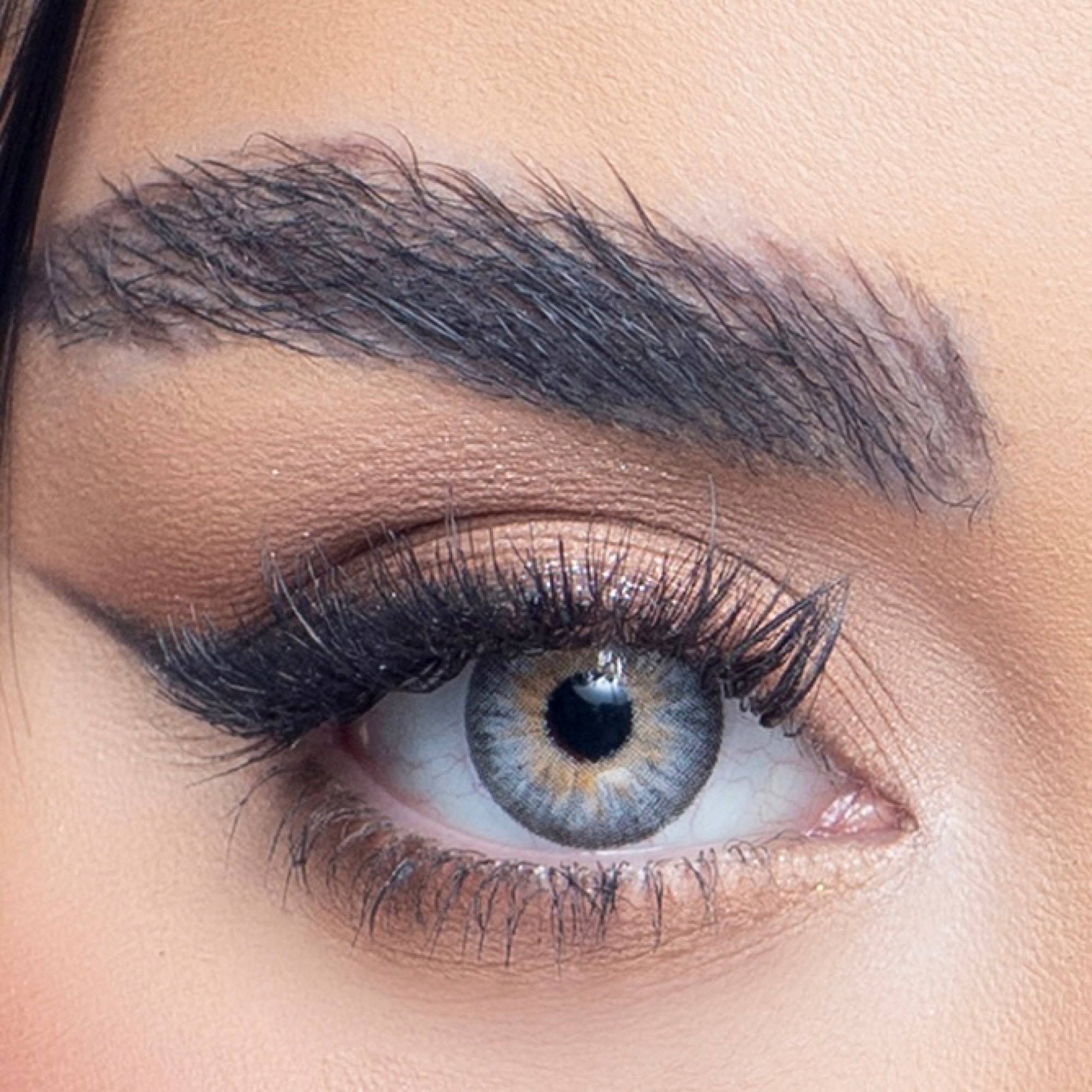 لنز چشم رویال ویژن کد ۳۳۳ رنگ عسلی خاستری دور دار