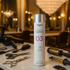 اسپری حالت دهنده با قدرت حفظ حالت مو 3 دیکسون مدل Ultra Strong مناسب برای انواع مو حجم 500 میلی لیتر