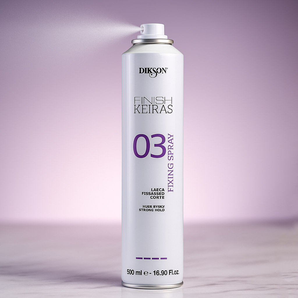 اسپری حالت دهنده با قدرت حفظ حالت مو 3 دیکسون مدل Ultra Strong مناسب برای انواع مو حجم 500 میلی لیتر