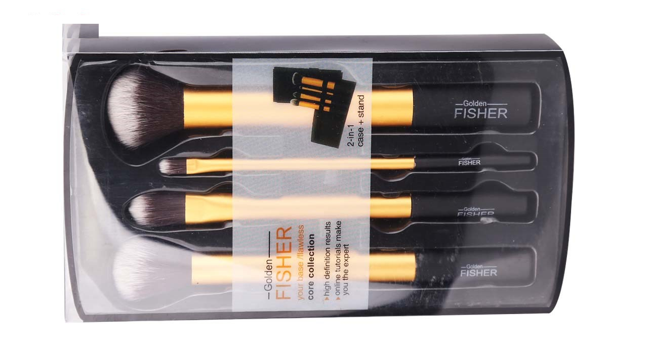 پک برس آرایشی گلدن فیشر مدل 20020 مجموعه 4 عددی