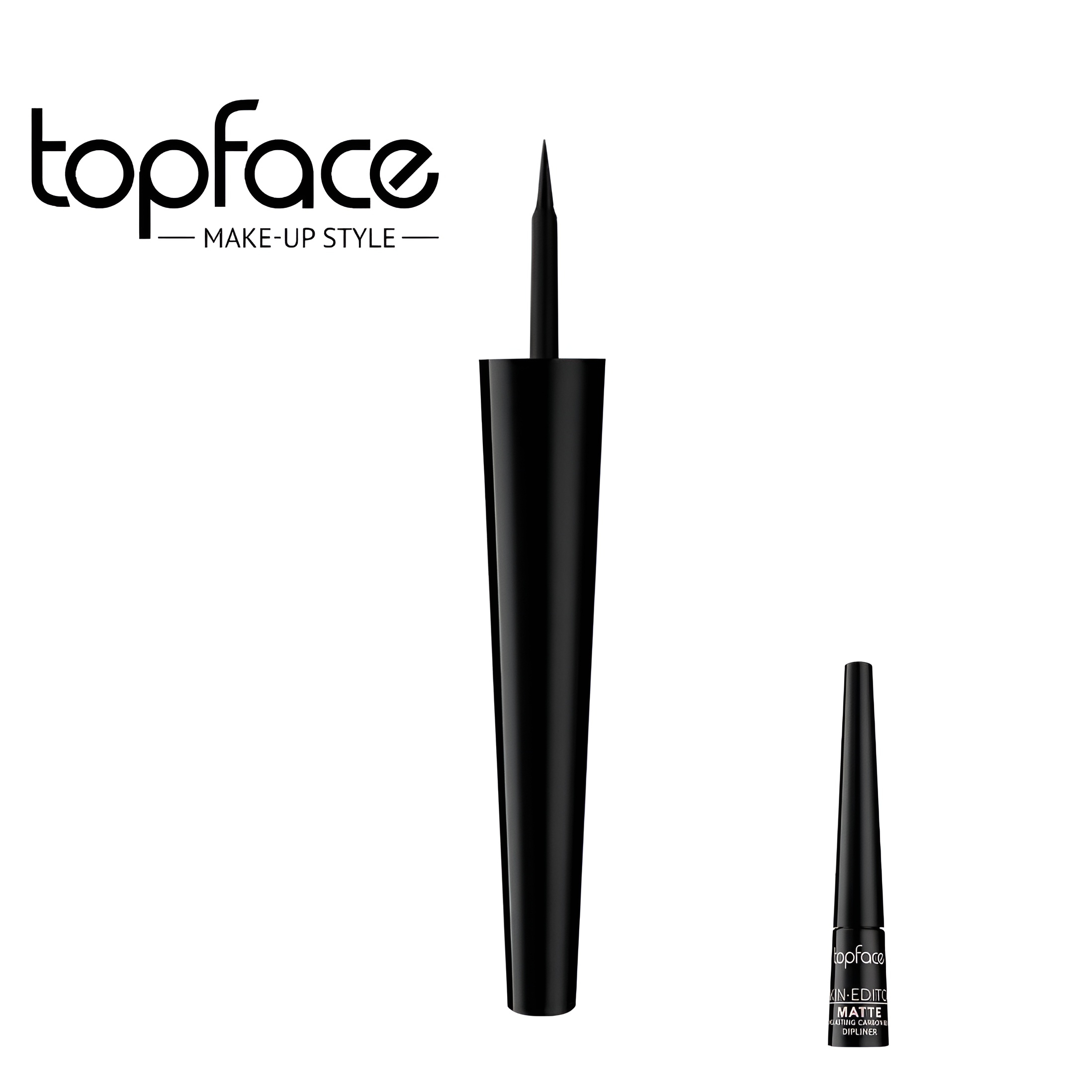 خط چشم تاپ فیس مدل MATTE CARBON BLACK شماره 1