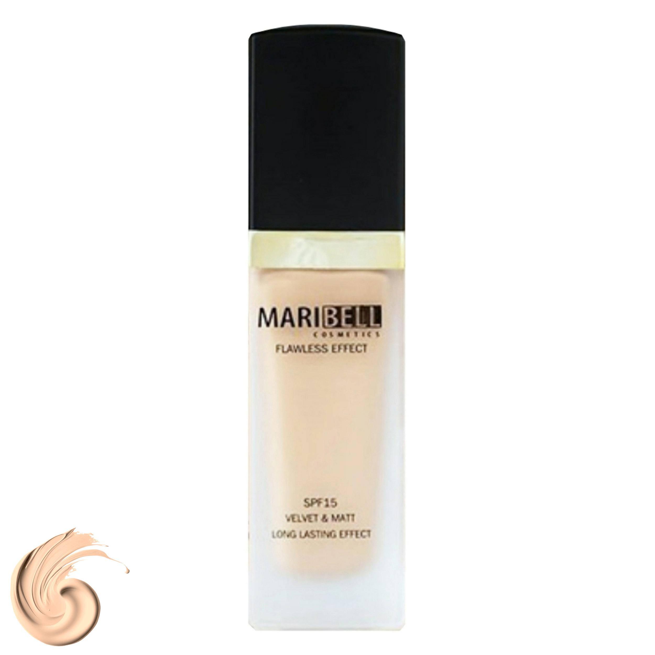 کرم پودر مری بل مدل ولوت مات شماره MF01 حجم 30 میلی لیتر