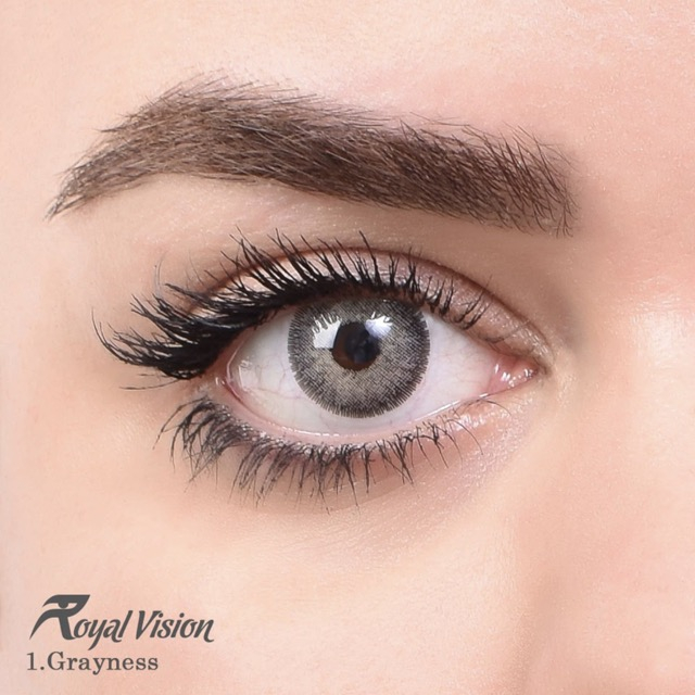 لنز چشم رویال ویژن شماره 1 رنگ خاکستری روشن