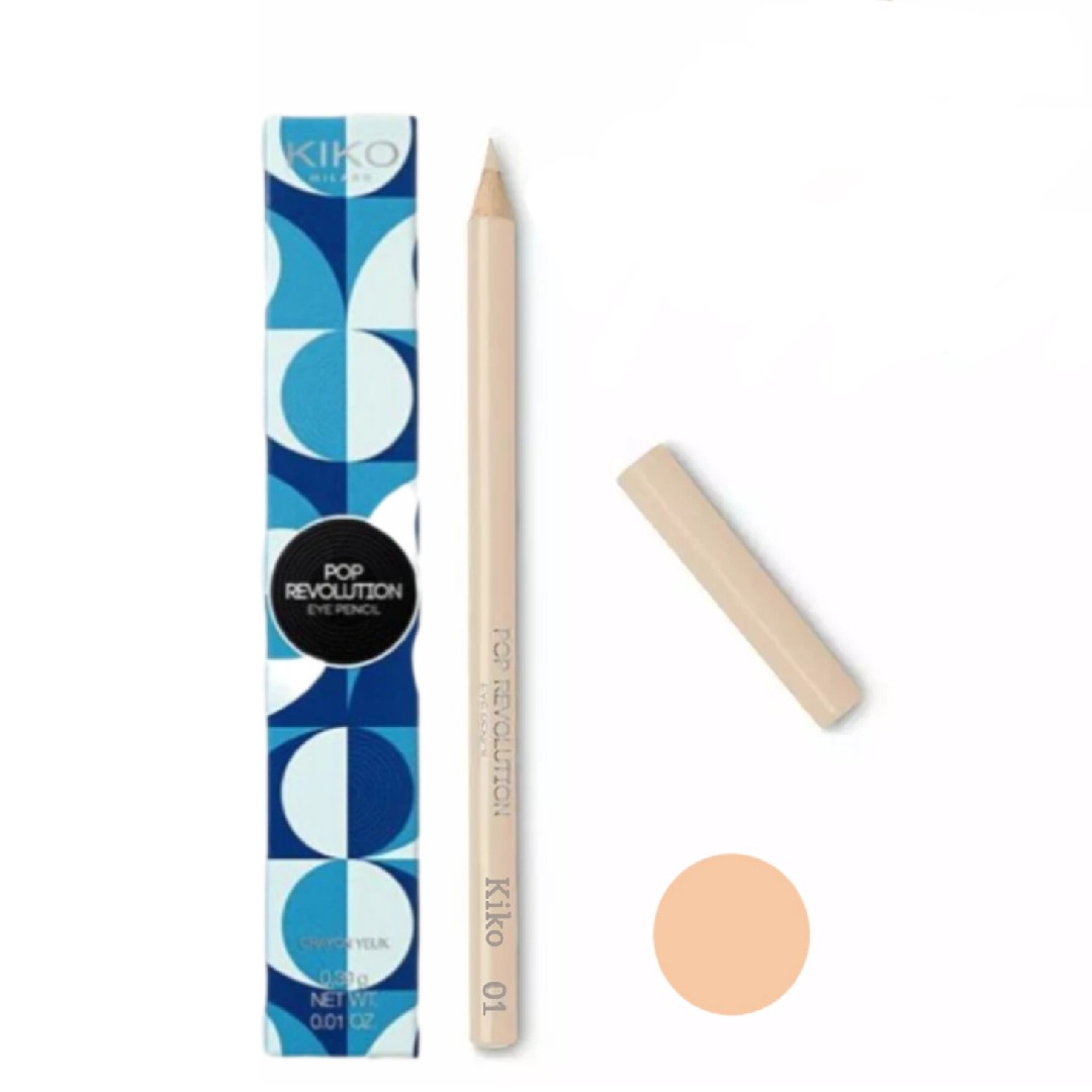 مداد چشم کیکو میلانو مدل Pop Revolution Eye Pencil شماره 01