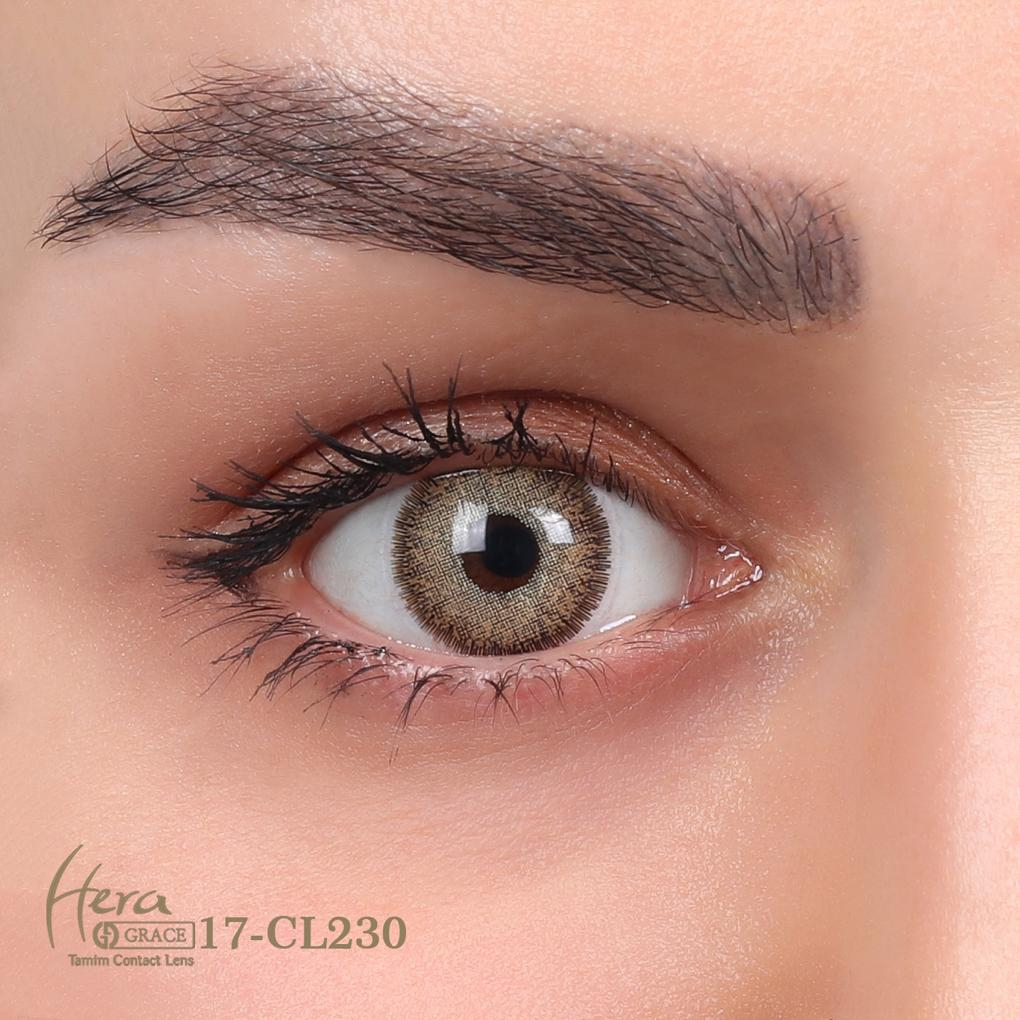 لنز چشم گریس هرا شماره 17 رنگ سبز عسلی