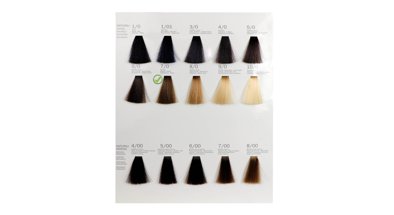 رنگ مو فشینلی سری Natural مدل زيتوني تيره شماره 7.0