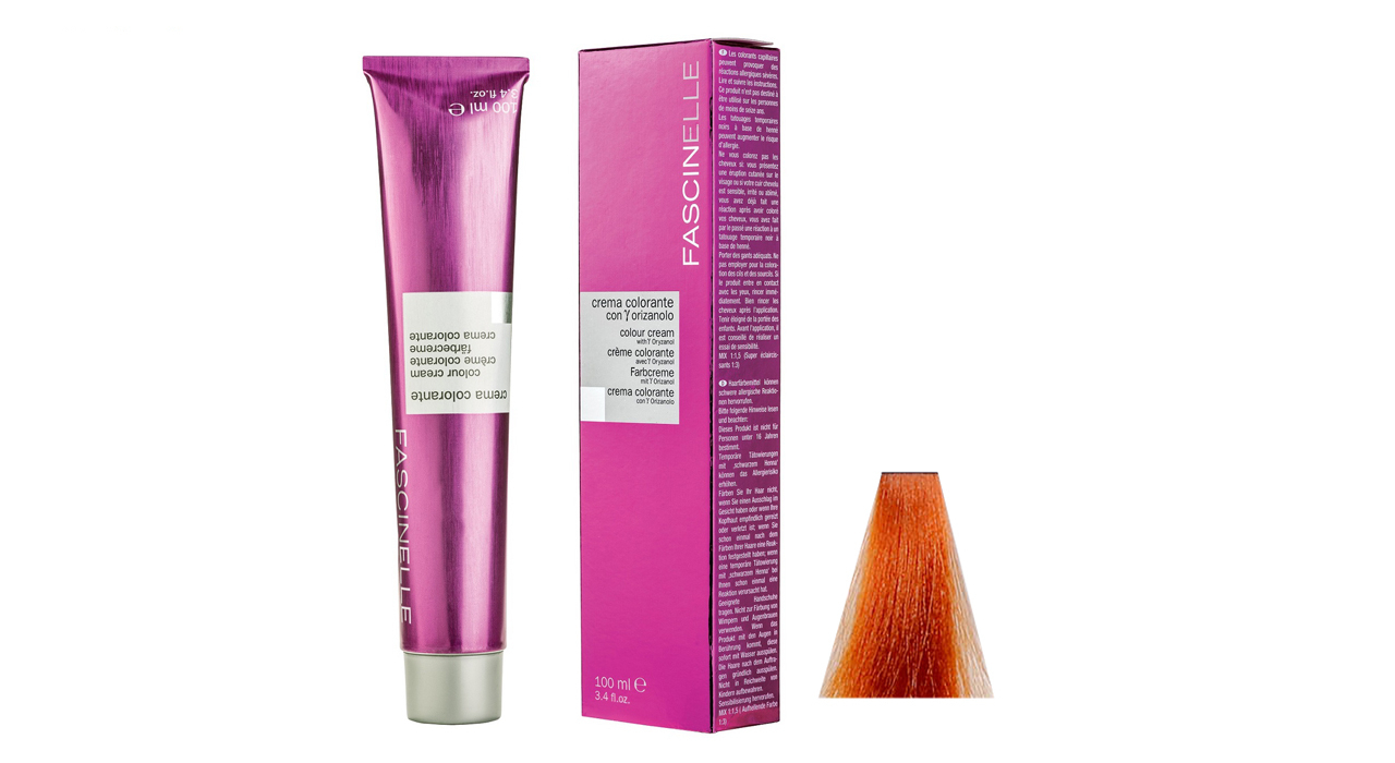 رنگ مو فشینلی سری Coppery مدل پرتغالي طلايي شماره 7.40