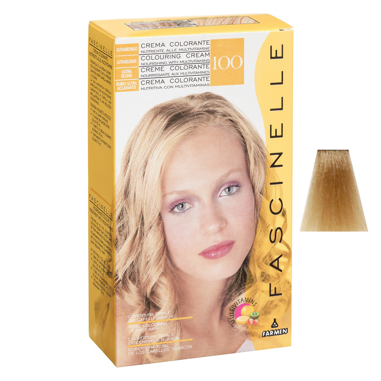 كيت رنگ مو فشینلی سری Blonde مدل بلوند - پلاتيني شماره 100