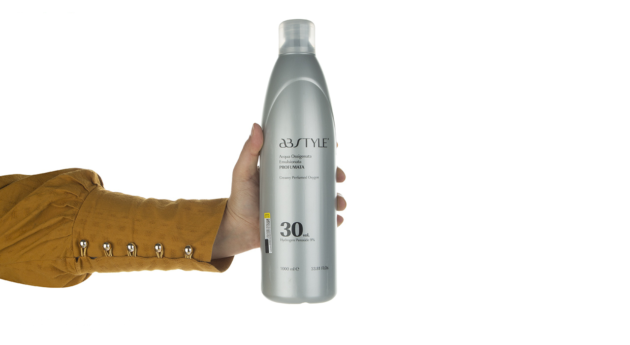 اکسیدان کرمی معطر ای بی استایل مدل 30Vol حجم 1000 میلی لیتر