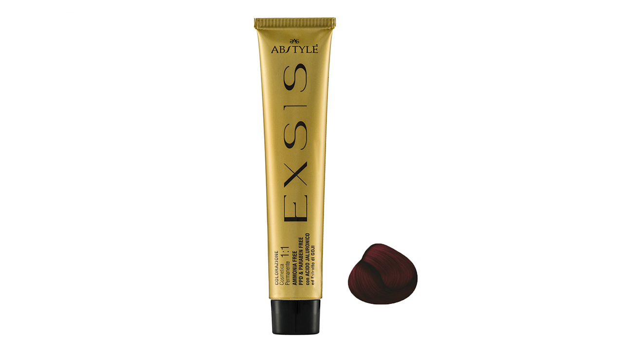 رنگ مو ای بی استایل سری اکسیس بدون آمونیاک مدل فانتزی قهوه ای قرمز قوی روشن شماره 5.66