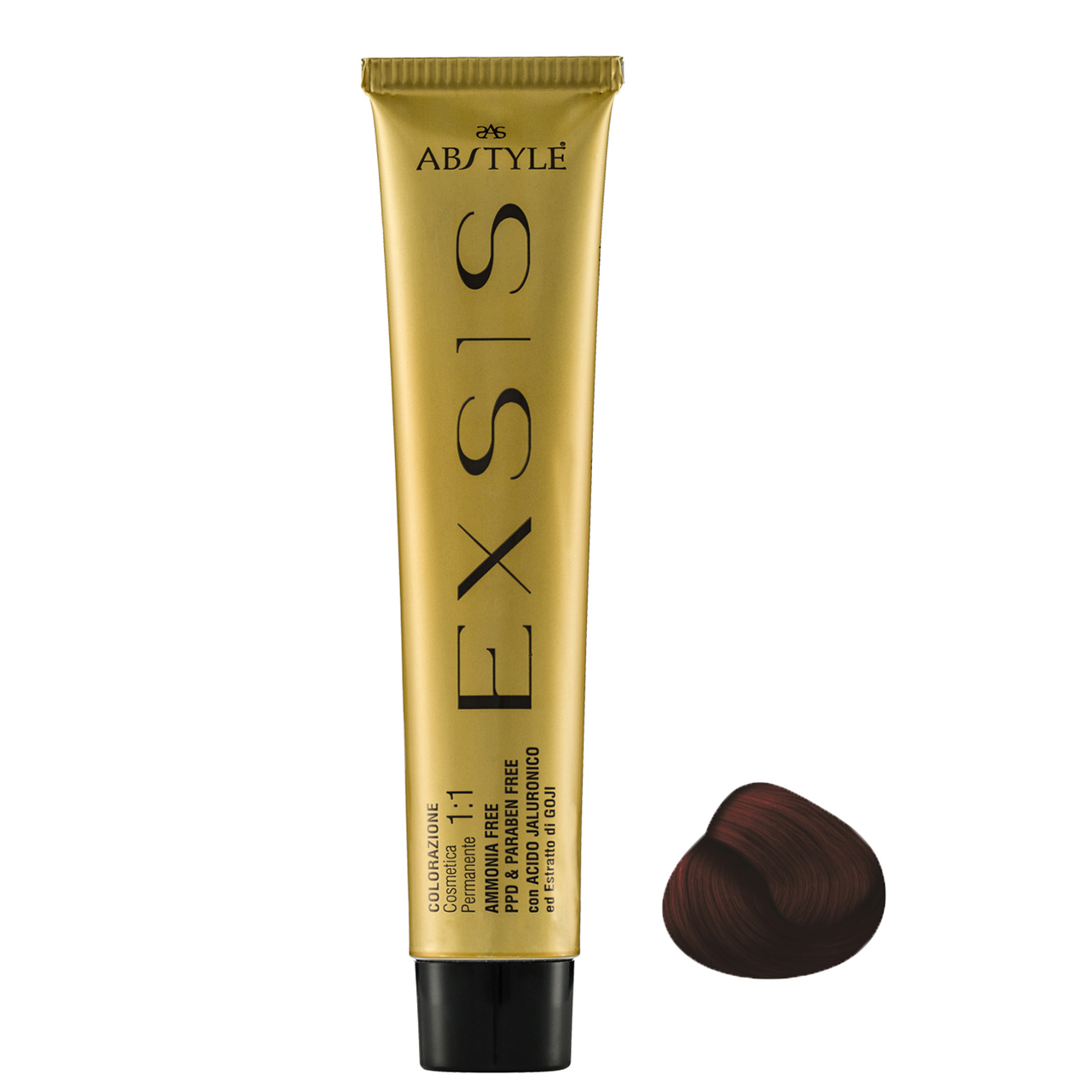 رنگ مو ای بی استایل سری اکسیس بدون آمونیاک قهوه ای تنباکویی روشن شماره 5.76