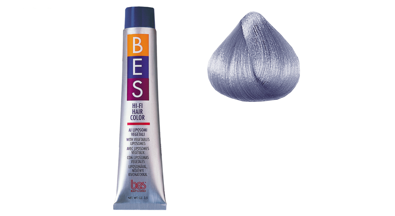 رنگ موی بس سری Fashion مدل Blue Ash silver شماره F91