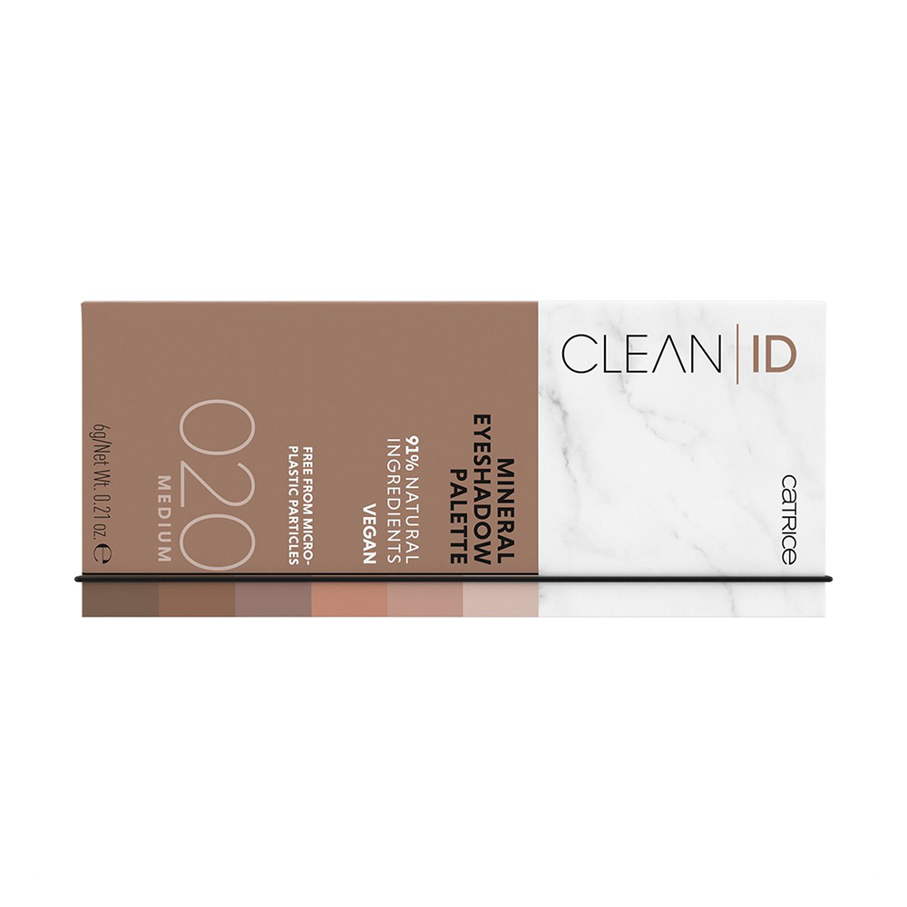 پالت سایه چشم کاتریس مدل Clean Id Mineral شماره 020
