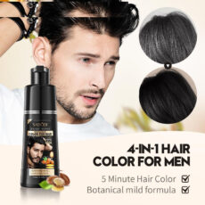 شامپو رنگ مو مردانه سادور مدل آرگان حجم 200 میلی لیتر رنگ مشکی طبیعی