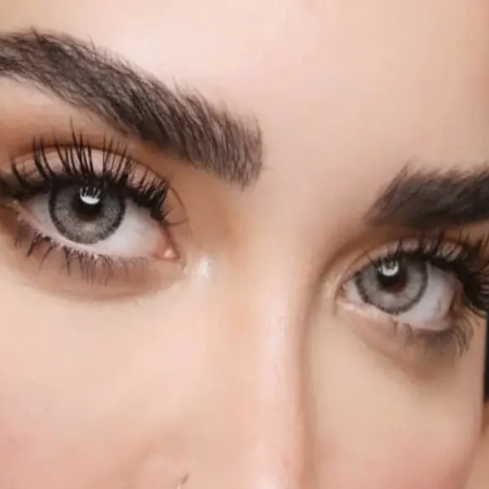 لنز چشم رویال ویژن شماره 2663 رنگ طوسی روشن دور دار