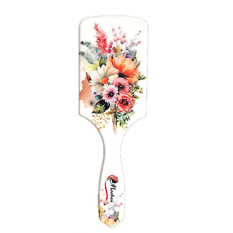 برس مو موبان مدل گلدار بسته 12 عددی