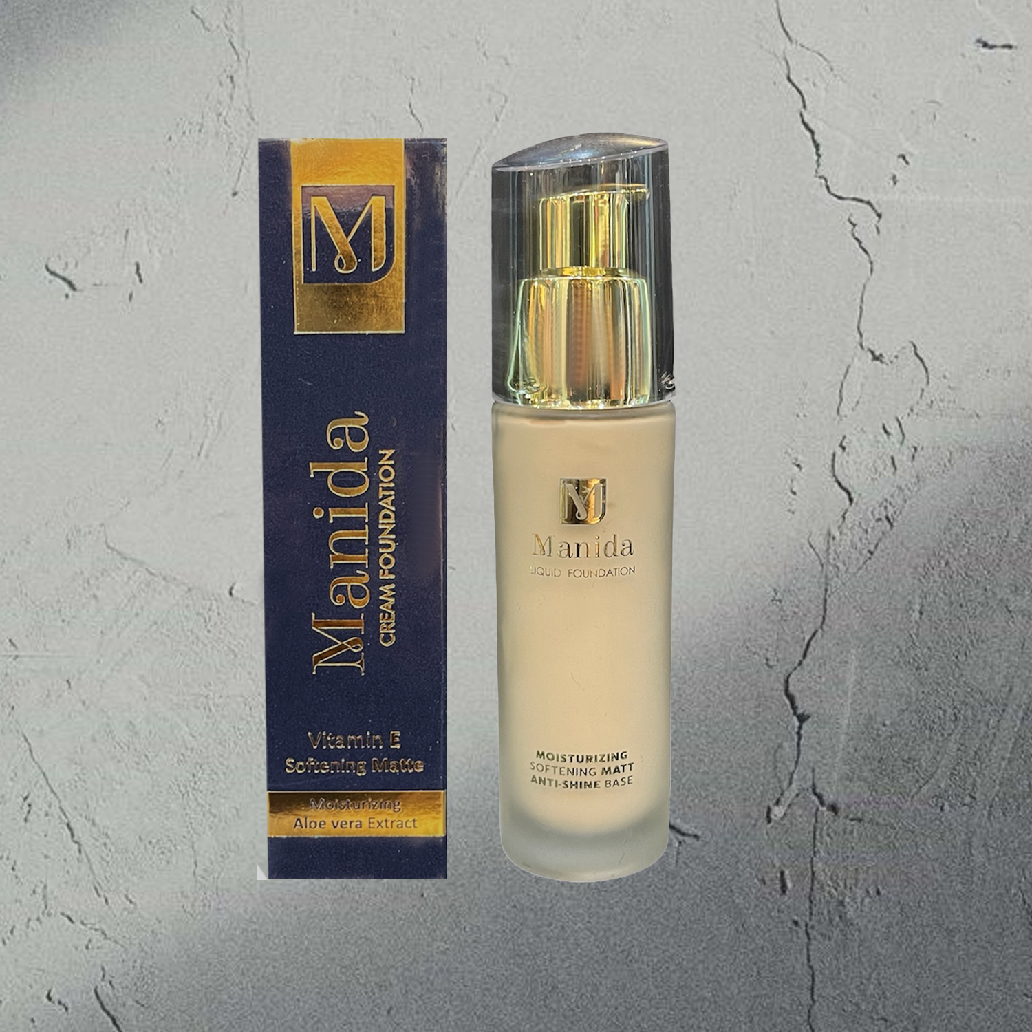 کرم پودر مانیدا مدل ANTI SHINE شماره 101 حجم 35 میلی لیتر