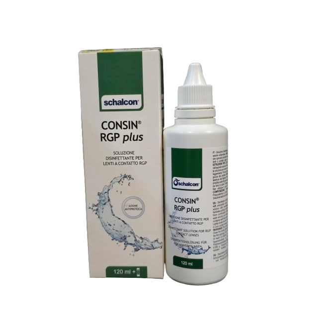 محلول شستشوی لنز هارد شالکون مدل Consin RGP Plus حجم 120میلی لیتر