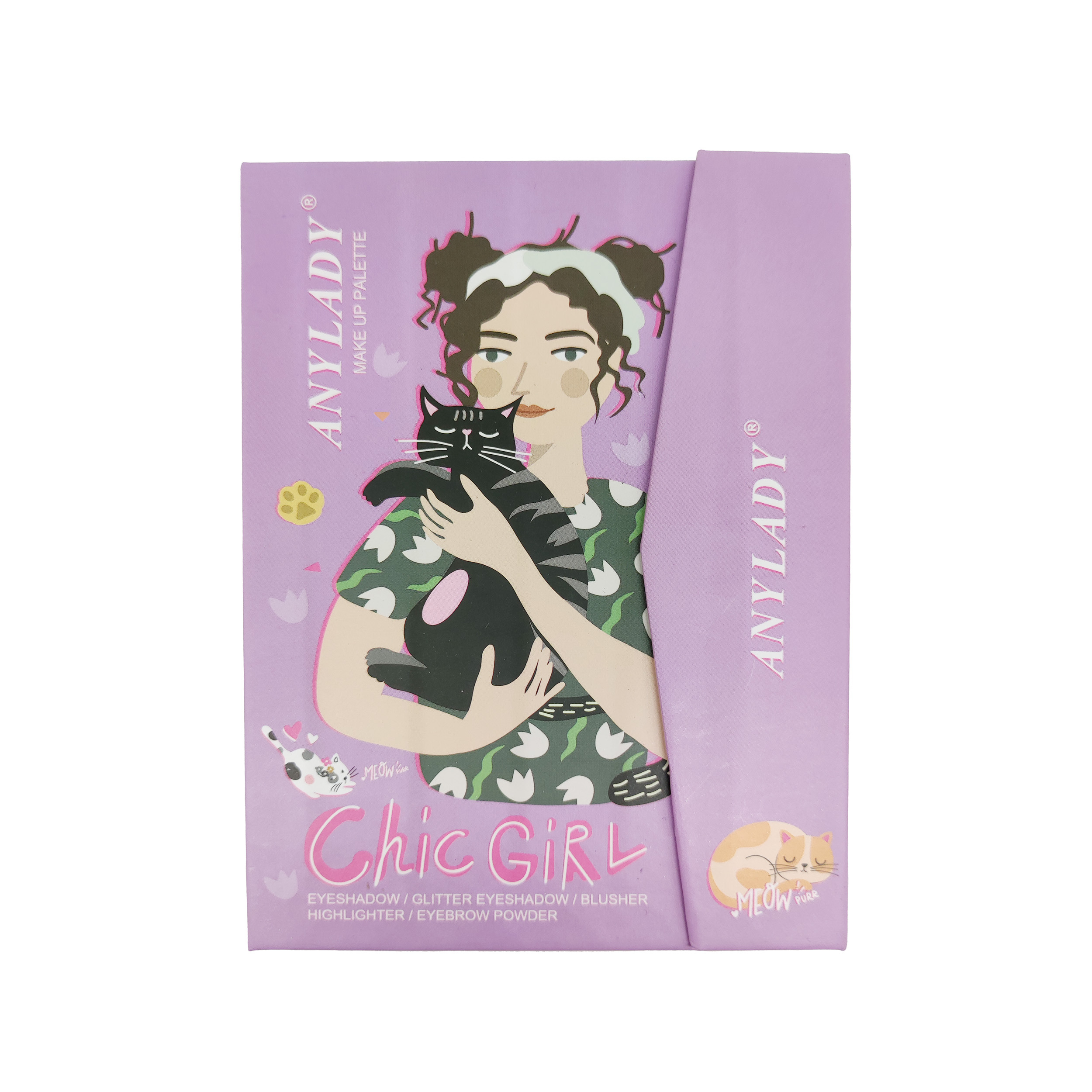 پالت آرایش صورت انی لیدی مدل Chic Girl