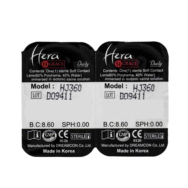 لنز چشم گریس هرا شماره 11 مدل HJ 360 رنگ خاکستری تیره عسلی