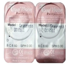 لنز چشم رویال ویژن شماره 2663 رنگ طوسی روشن دور دار