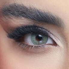 لنز چشم رویال ویژن کد 377 رنگ سبز متوسط هاله دار