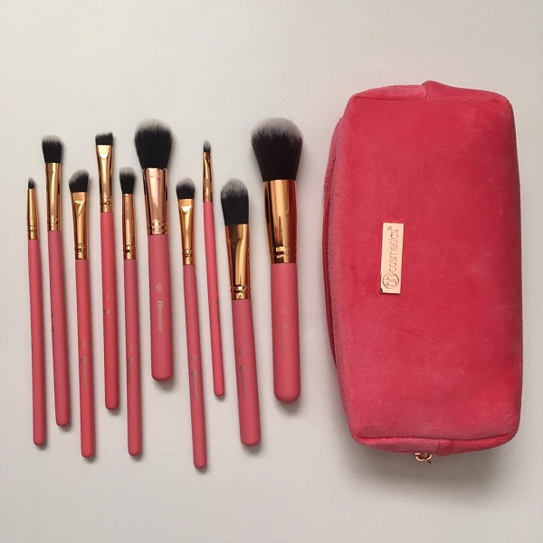 ست برس آرایشی مدل 101 مجموعه 10 عددی