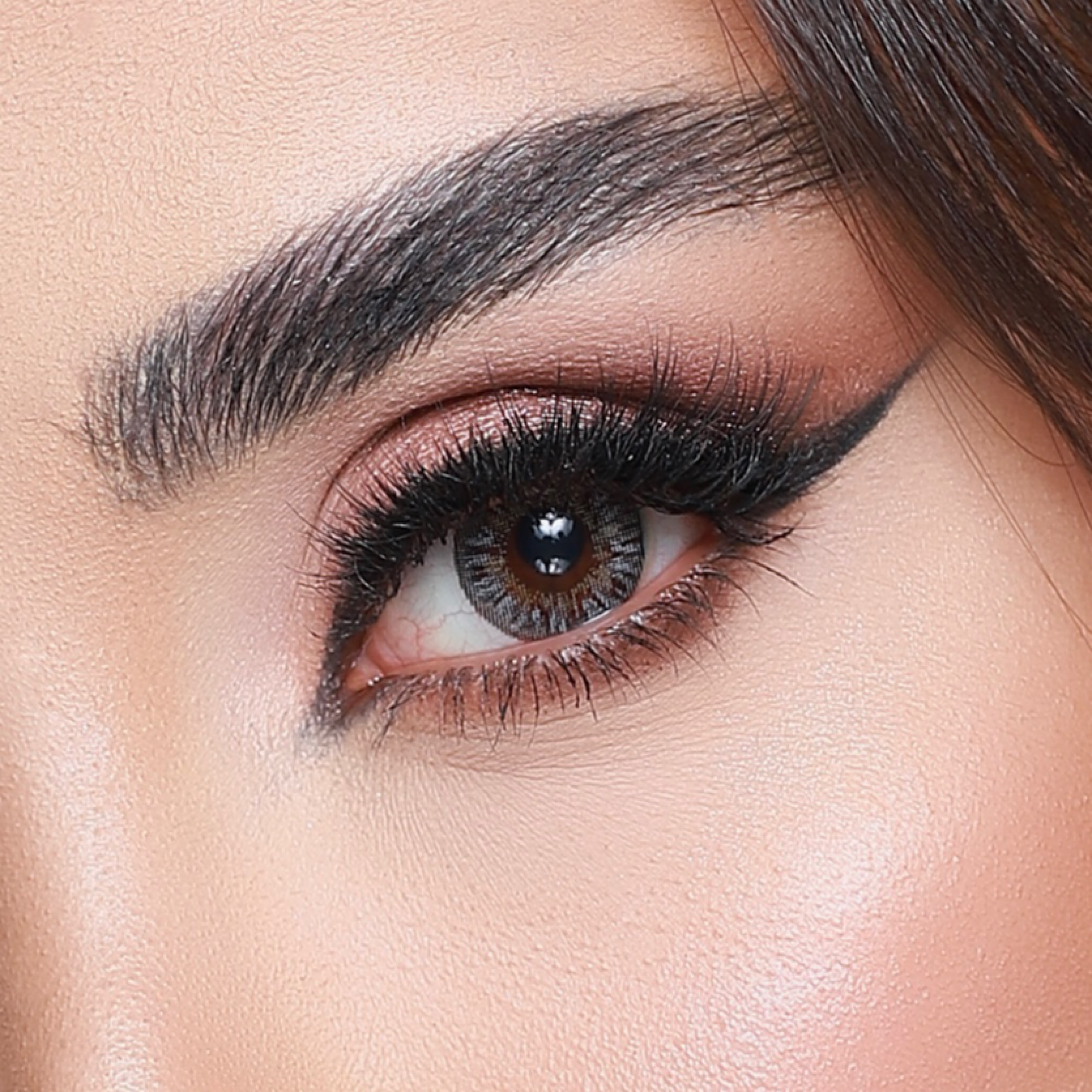 لنز چشم هرا کد HJ310 رنگ طوسی عسلی