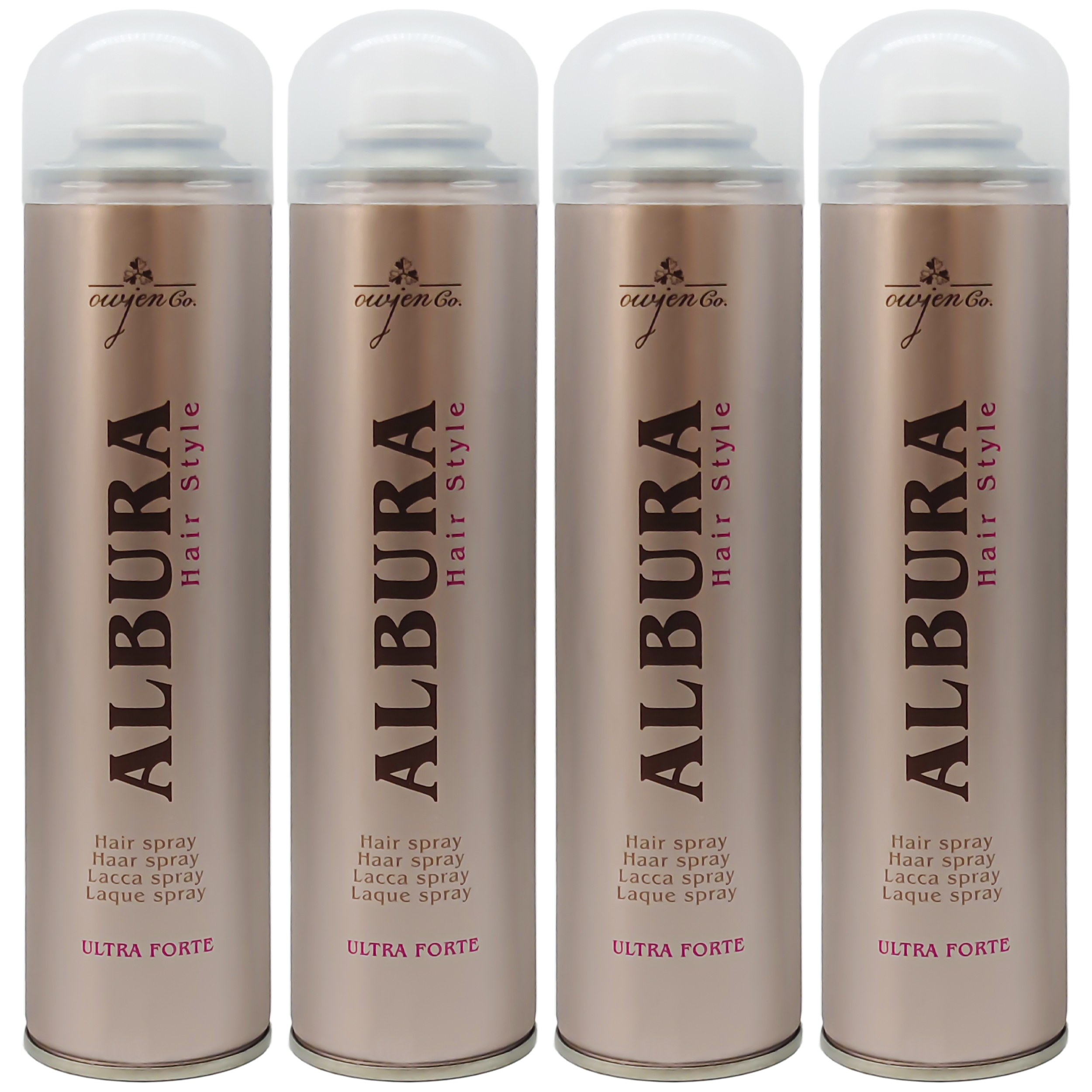 اسپری چسب مو آلبورا مدل Ultra Forte حجم 250 میلی لیتر مجموعه 4 عددی