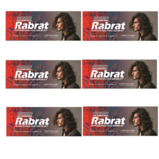 کیت رنگ مو مردانه رابرات شماره 3 حجم 100 میلی لیتر رنگ قهوه ای طبیعی مجموعه 6 عددی