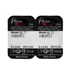 لنز چشم هرا گریس کد 62 رنگ سبز آبی طوسی دور دار