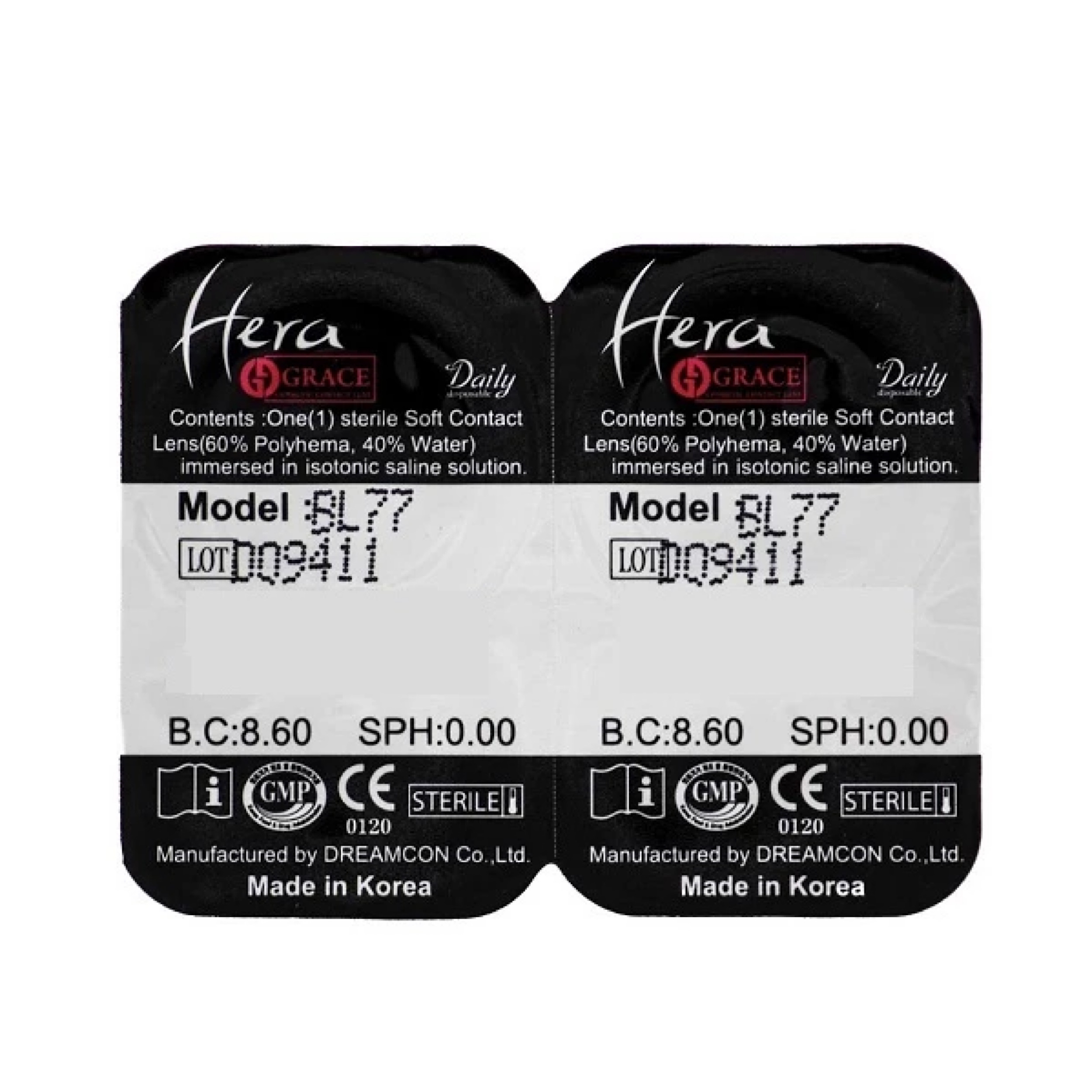 لنز چشم هرا گریس کد 62 رنگ سبز آبی طوسی دور دار