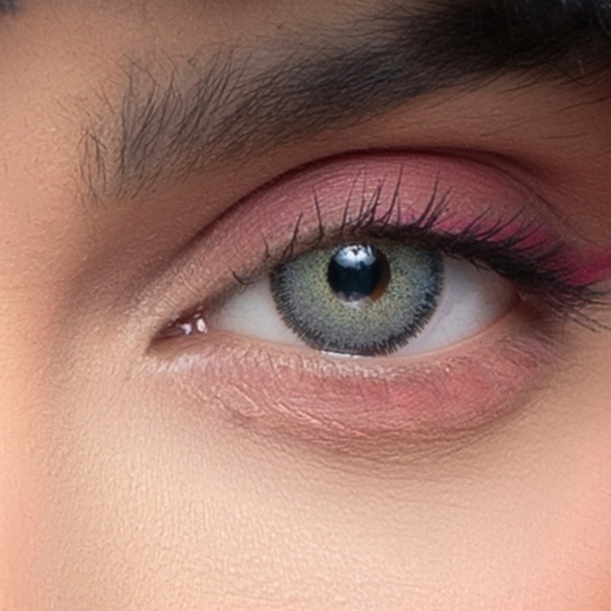 لنز چشم رویال ویژن کد 367 رنگ دور دار سبز آبی