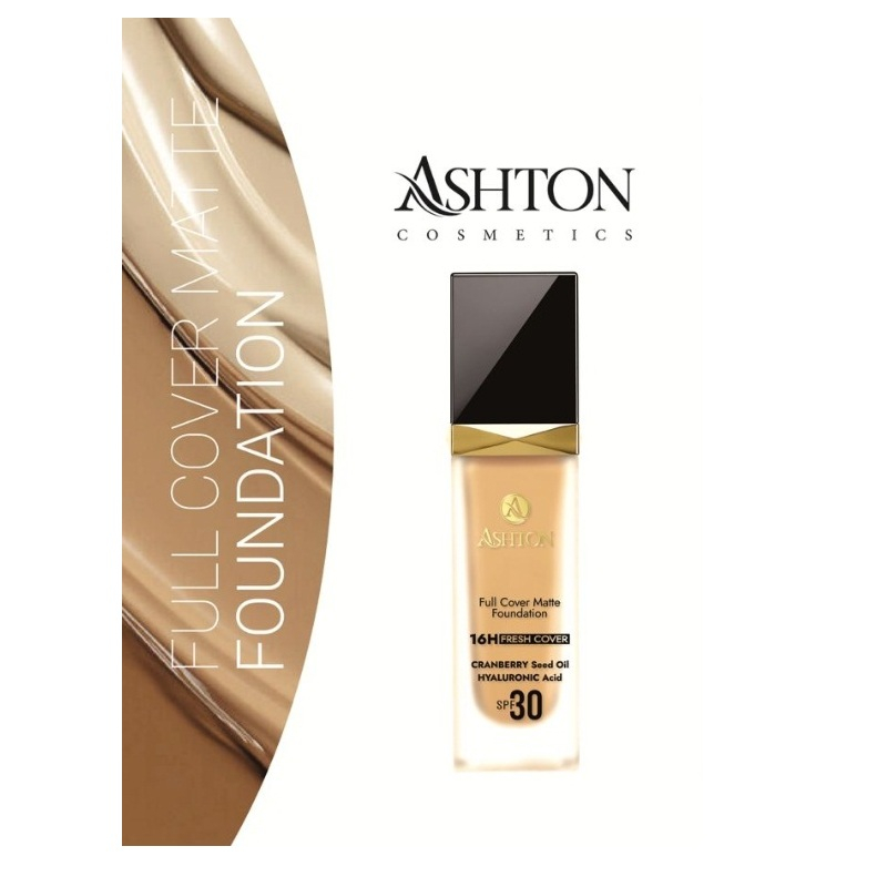 کرم پودر اشتون مدل روغن دانه کرنبری شماره GF 38 حجم 30 میلی لیتر