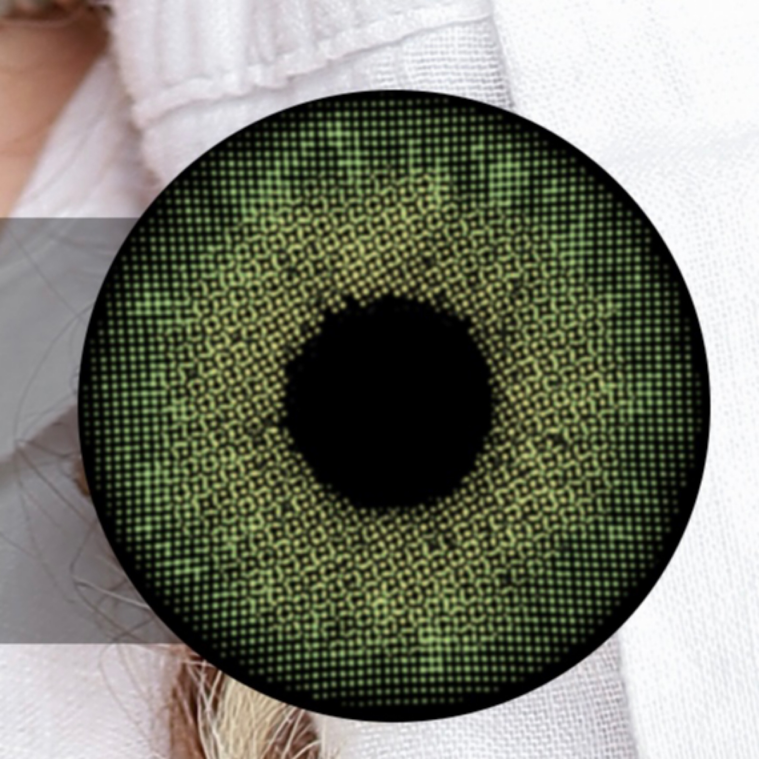 لنز چشم هرا مدل ACRA330 رنگ سبز عسلی متوسط