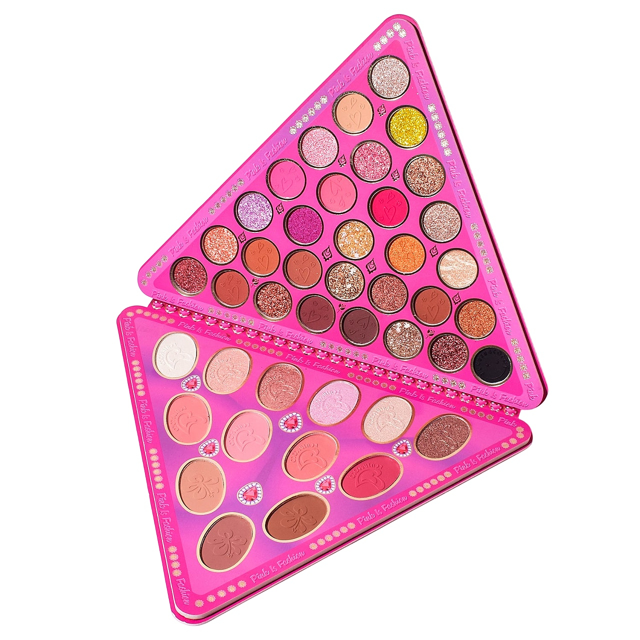 پالت آرایش صورت کوین کوکو مدل مثلثی کد 001