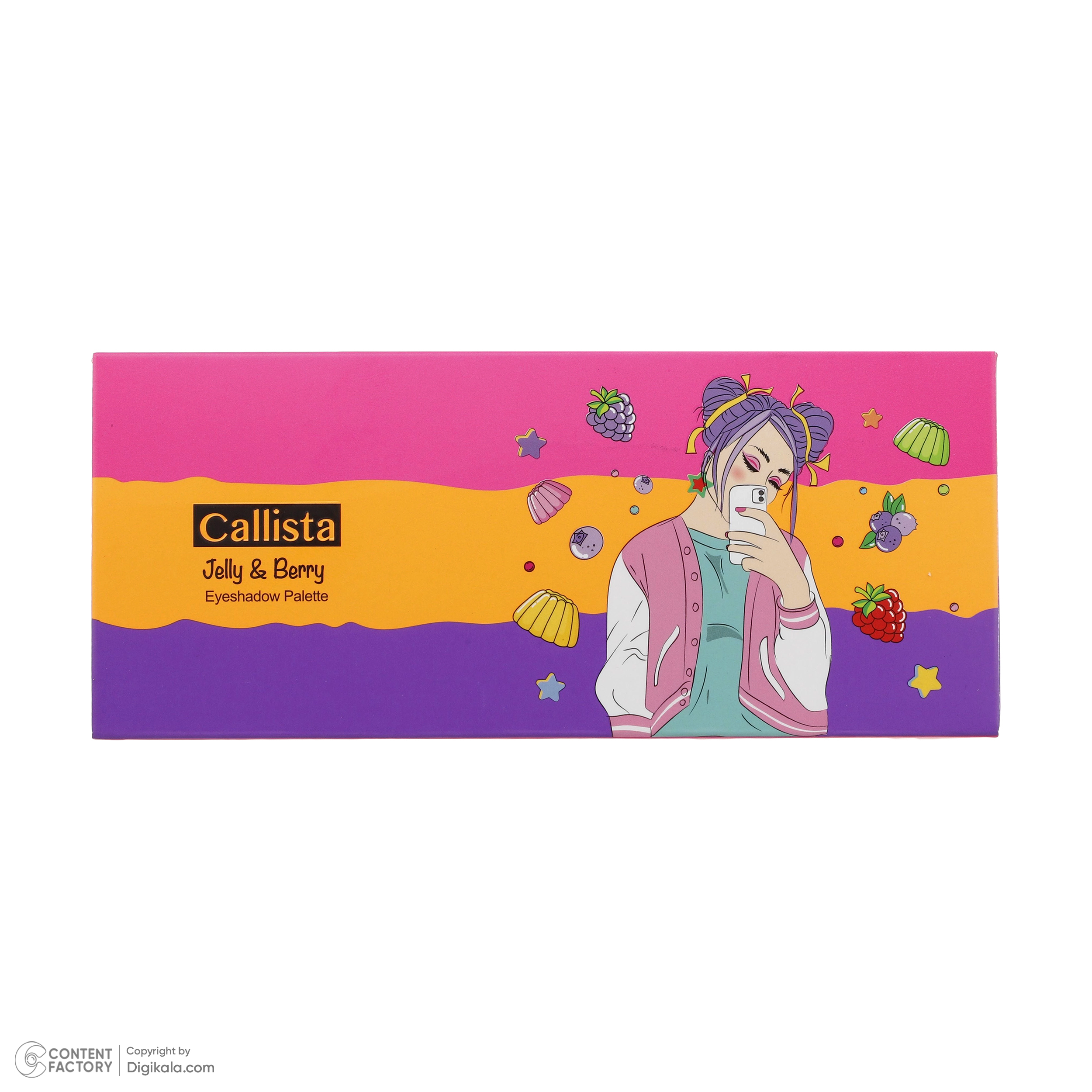 پالت سایه چشم کالیستا مدل jelly-berry