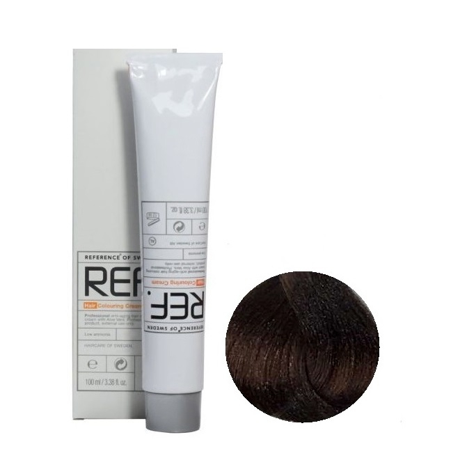 رنگ مو رف شماره 6.7 حجم 100 میلی لیتر رنگ قهوه ای شکلاتی