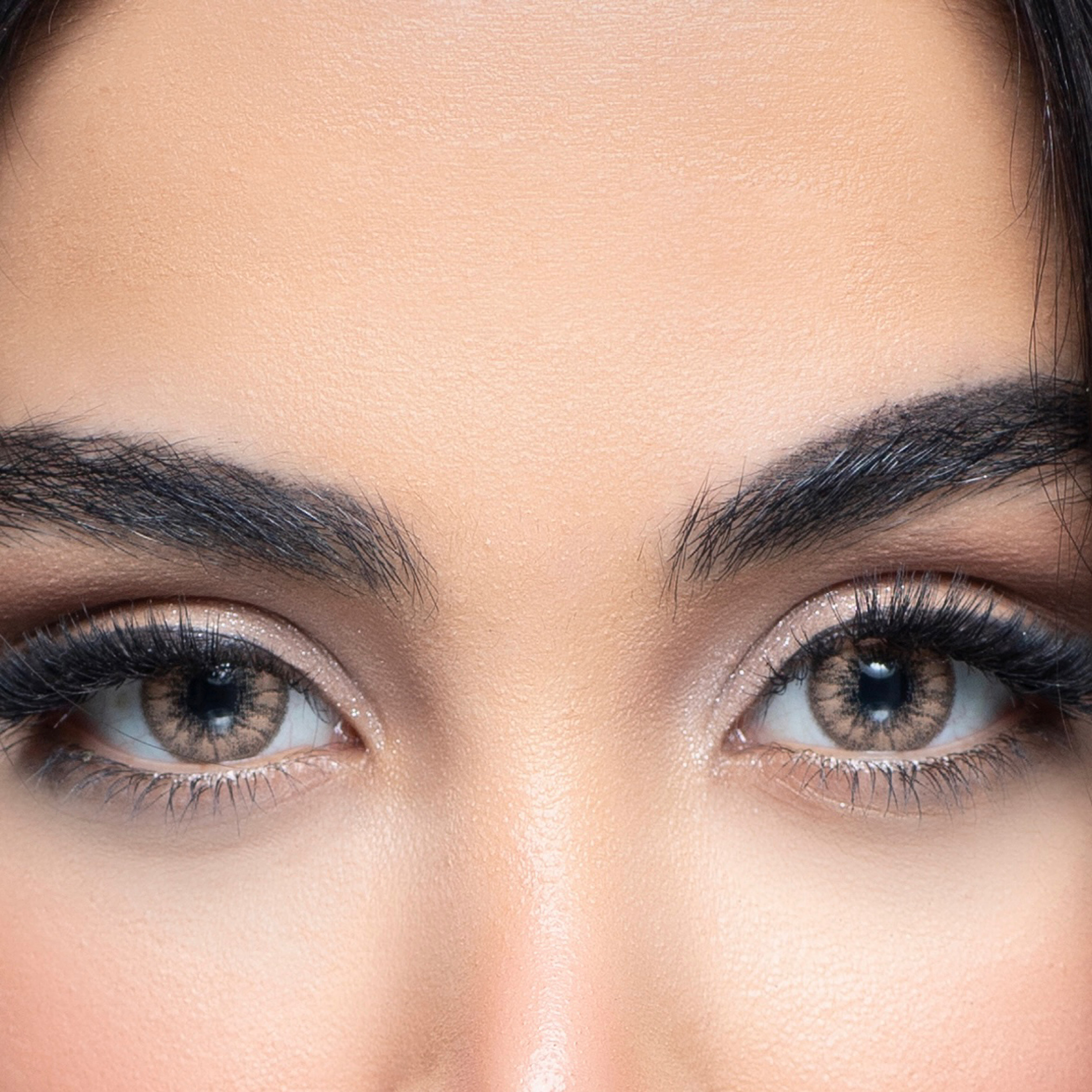 لنز چشم رویال ویژن کد 357 رنگ کاپوچینو هاله دار