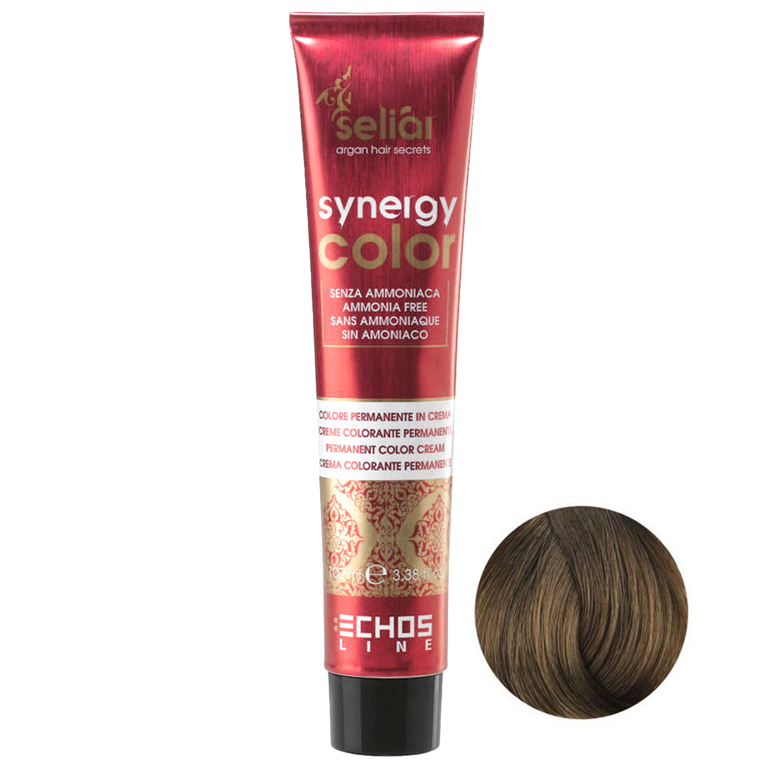 رنگ مو اچ اس لاین شماره 7.01 حجم 100 میلی لیتر رنگ بلوند طبیعی دودی