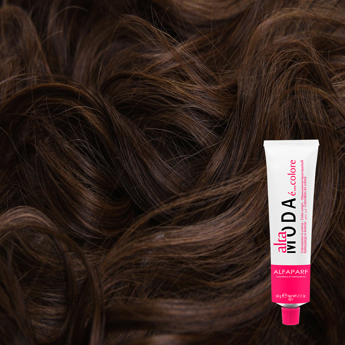 کیت رنگ مو آلتا مودا شماره 6.35 وزن 150 گرم رنگ بلوند ماهگونی تیره