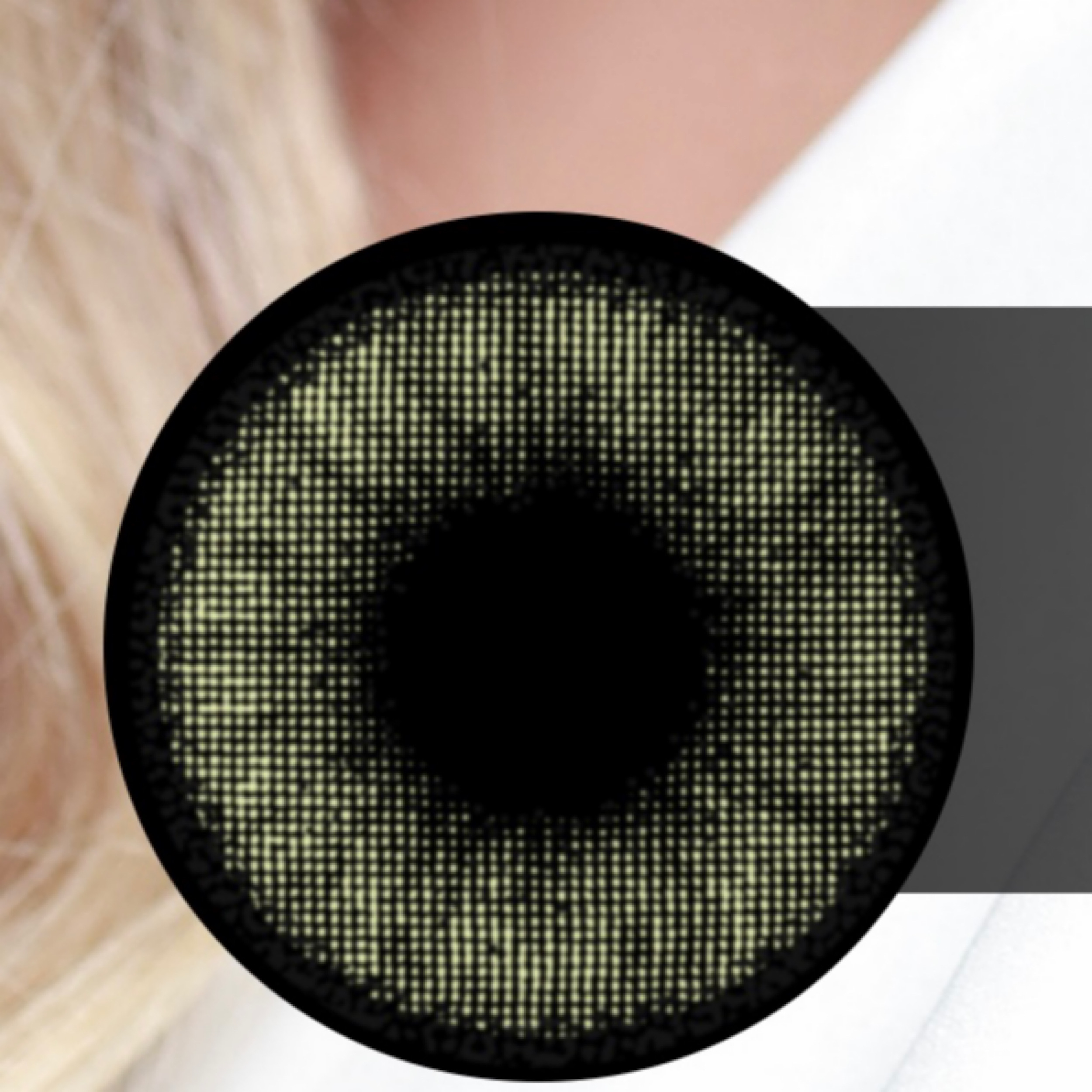 لنز چشم هرا کد 20 رنگ سبز طوسی دور دار