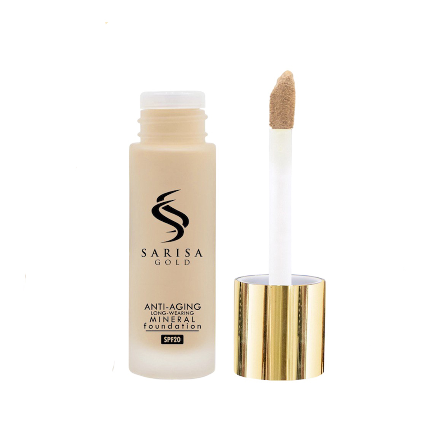 کرم پودر ساریسا گلد مدل آرگان شماره 45 حجم 35 میلی لیتر