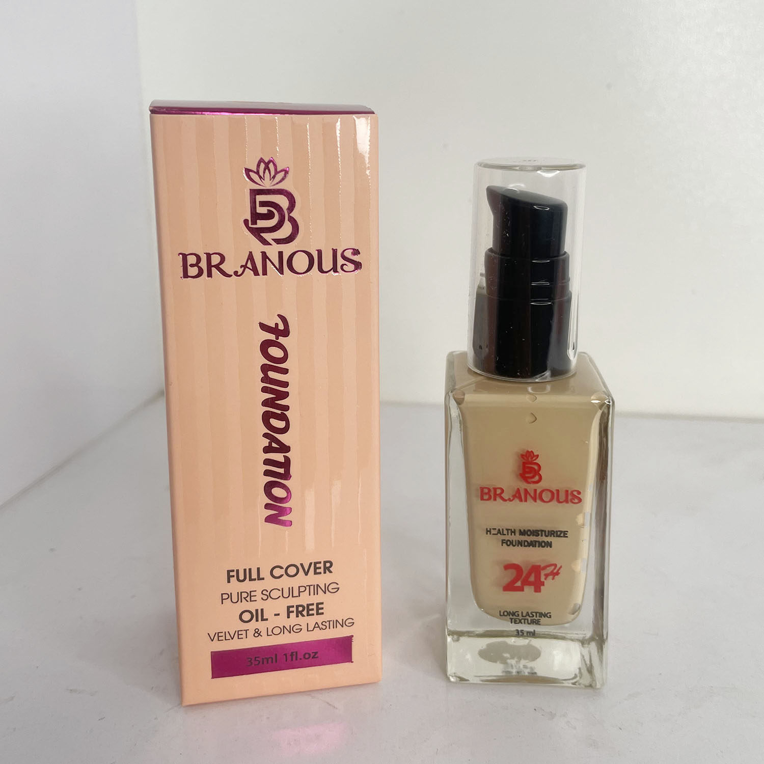 کرم پودر برانوس مدل 102 حجم 35 میلی لیتر