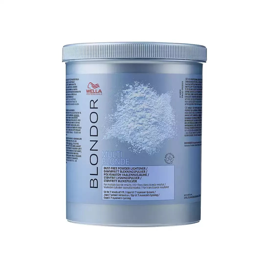 پودر دکلره ولا پرفشنال مدل بلوندور وزن 800 گرم رنگ آبی