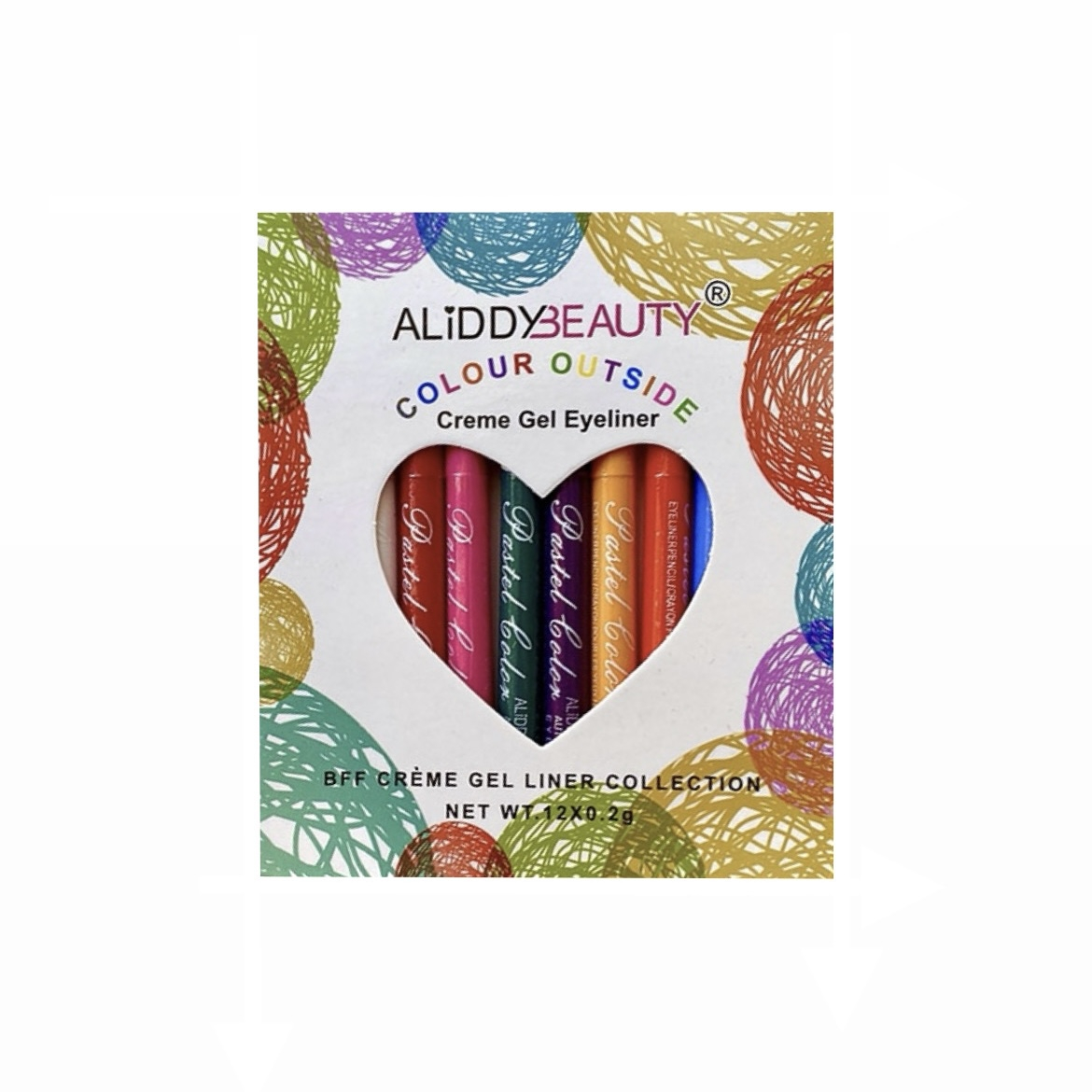 مداد چشم آلیدی بیوتی مدل پیچی بسته 12 عددی