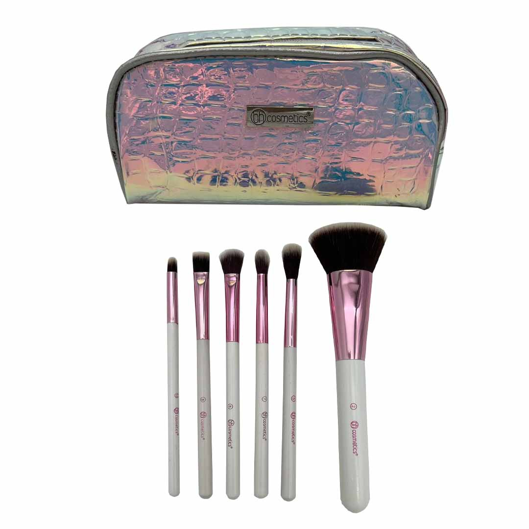 ست براش آرایشی مدل میکا کد 002 مجموعه 7 عددی