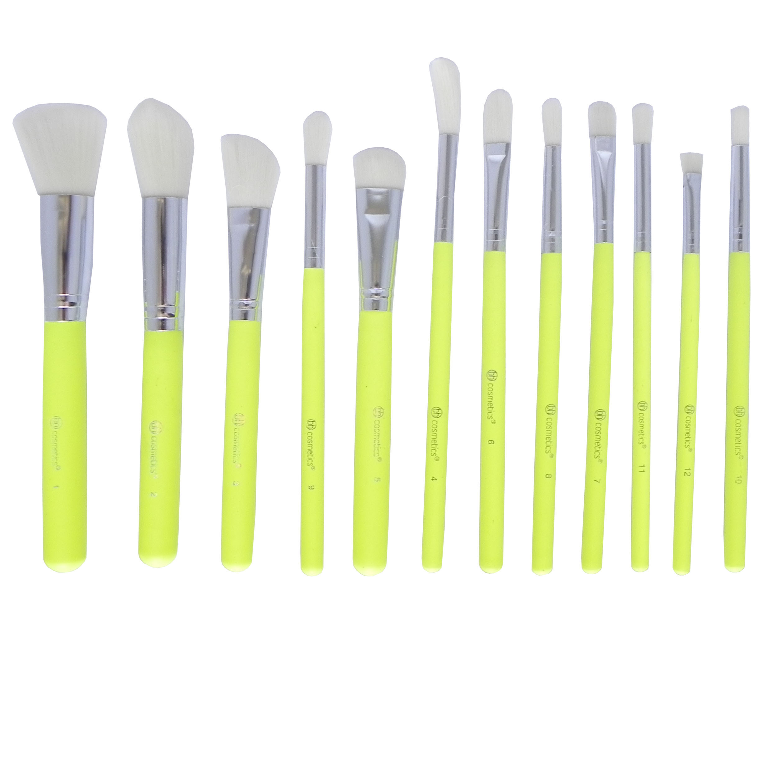 ست برس آرایشی بی اچ کازمتیکس کد 00655 بسته 12 عددی