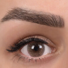 لنز چشم هرا کد 1317 مدل عسلی خاکستری دور دار